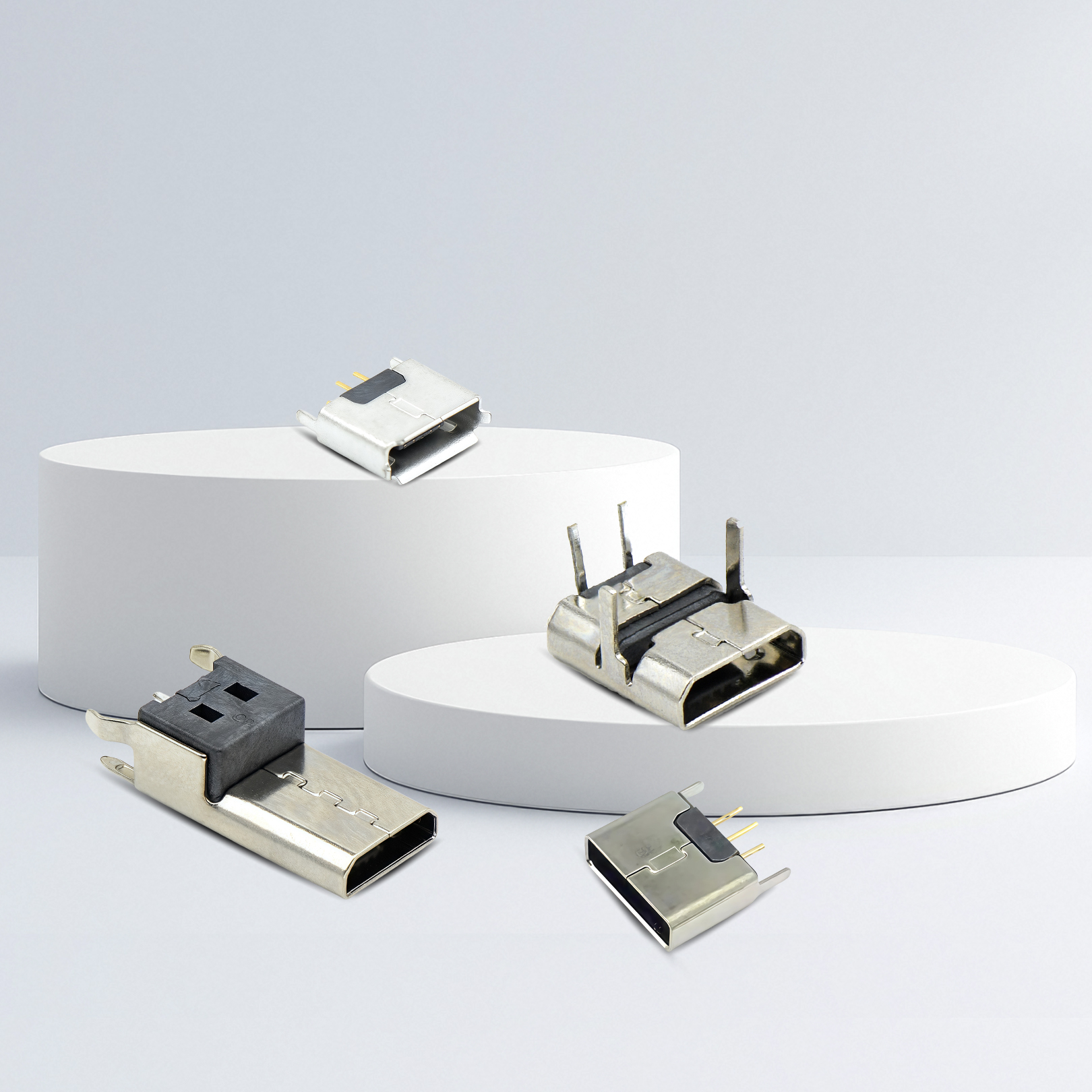 Micro USB 插板式